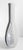 Mid 20th Century Mid-Century Modern Italian Murano Black and White Art Glass Bottle Vase For Sale - Image 5 of 16