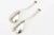 Modern Vintage Sterling Silver Modernist Salad Servers or Serving Pieces, 1980's For Sale - Image 3 of 9