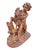 Mid 20th Century Mid-Century French Terra Cotta Putto and Goat Sculpture With Bronze-Tone Finish For Sale - Image 5 of 15