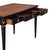 French French Directoire Style Ebonized Mahogany Leather Top Writing Table, C. 1945 For Sale - Image 3 of 8