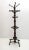 Half-Century Italian Walnut Ground Coat Rack with Umbrella Stand, 1950s For Sale - Image 10 of 11