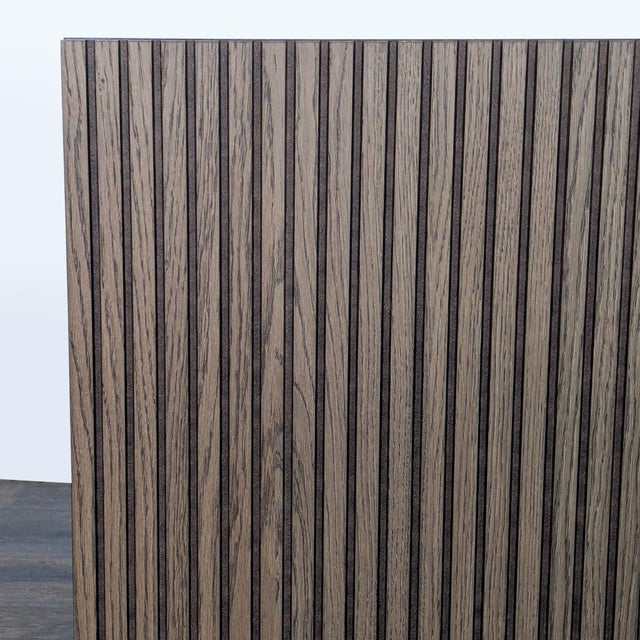 Wood Two Door Storage Cabinet For Sale - Image 7 of 8
