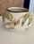 1980s Vintage Hand-Painted Cockatoo Tropical Ceramic Bowl or Cachepot For Sale - Image 5 of 10