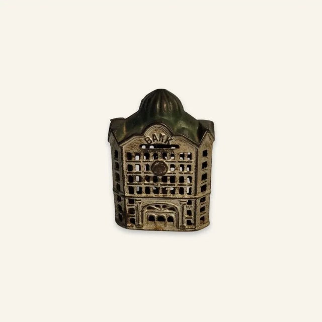 Industrial Early 20th Century Instant Collection Cast Iron Banks - Set of 3 For Sale - Image 3 of 6