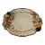 1950s Vintage Fitz & Floyd "Venetian Romance" Majolica Hand Painted Ceramic Large Serving Platter For Sale