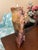 Antique Chinese Carved Soapstone Floral Vase, Sculptural High-Relief For Sale - Image 4 of 6