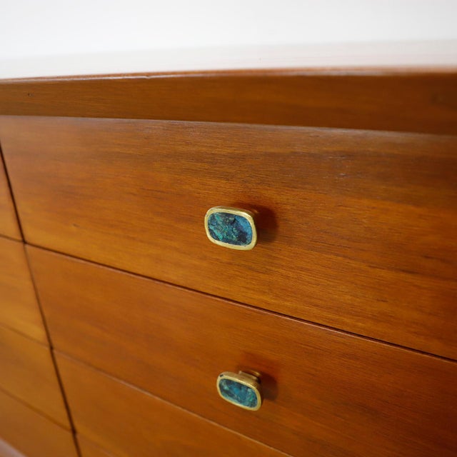 1950s Stunning Frank Kyle Drawer with Pepe Mendoza Pulls, Attributed For Sale - Image 17 of 18