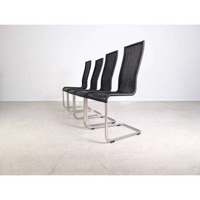 Black B20 Cantilever Chairs by Jean Prouve for Tecta, Set of 4 For Sale - Image 6 of 11