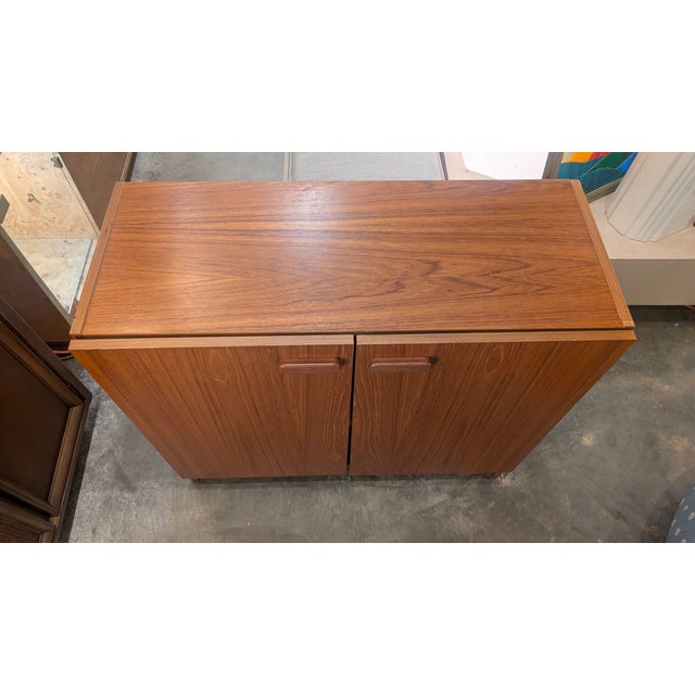 1970s Danish Small Storage Cabinet For Sale - Image 4 of 14
