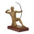 Rudolph Kaesbach -Spartan Archer-1930s Art Deco Bronze Sculpture For Sale