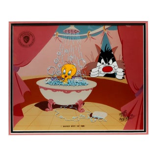 Peeping Tom 2, Warner Bros. Cartoons Hand-Painted Print For Sale