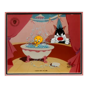 Peeping Tom 2, Warner Bros. Cartoons Hand-Painted Print