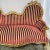 Antique French Striped Baroque Carved Giltwood Chairs and Sofa Set - Project For Sale - Image 9 of 12