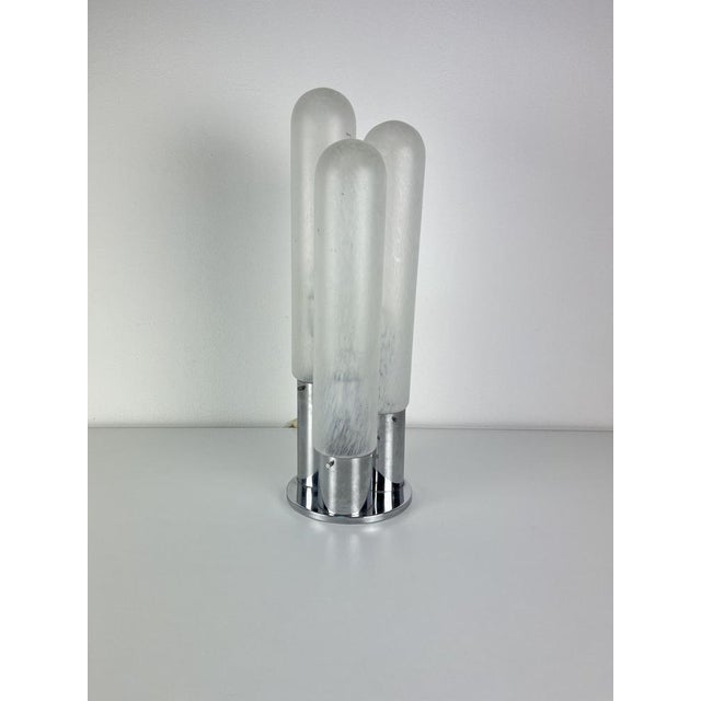 AVMazzega Murano Glass 3-Light Table Lamp, 1970s For Sale - Image 4 of 14