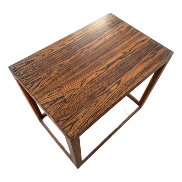 Danish Modern Rosewood Side Table, Attributed to Jørgen Bækmark, Denmark Circa 1960s For Sale