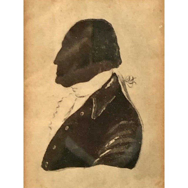 As the United States celebrates its 250th year, an antique silhouette portrait of George Washington represents a...