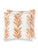 Contemporary The House Of Scalamandré Chira Island Square Pillow In Peach For Sale - Image 3 of 3
