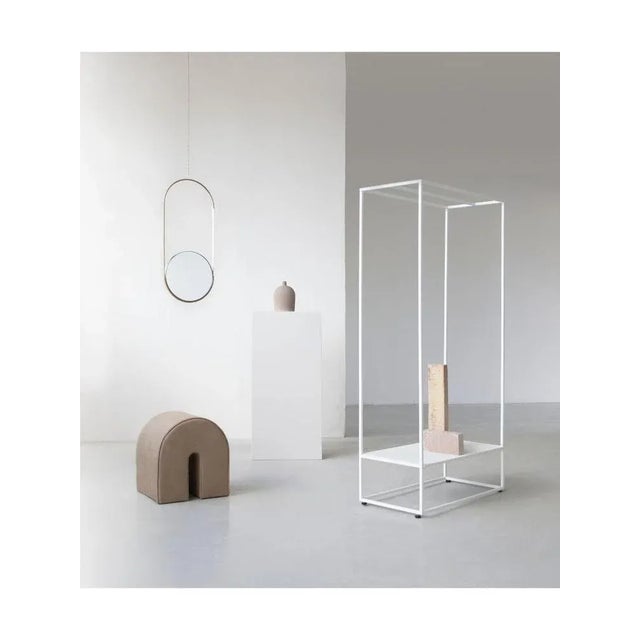 Not Yet Made - Made To Order White Grid Coat Stand by Kristina Dam Studio For Sale - Image 5 of 7