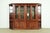 A gorgeous Georgian or Chippendale style lighted breakfront bookcase cabinet, display cabinet, or dining cabinet By...