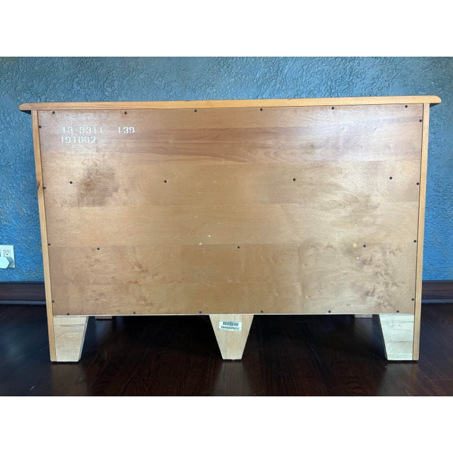 Ethan Allen Collector’s Classic Serpentine Three Drawer Chest 13-93111 For Sale In Chicago - Image 6 of 12