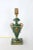 This urn lamp includes the lid as part of the lamp. Handpainted green with gold accents, and a cypher of the Duke &...