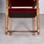 1920s Vintage Burgundy Oak Armchair, 1920s For Sale - Image 5 of 6