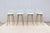 Wood Danish Modern Iskos-Berlin for Muuto Leather Fiber Bar Stools Oak Base, Set of 4 For Sale - Image 7 of 18
