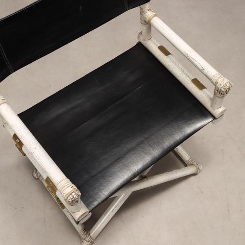 Bleached Wood Console and Chair, 1980s, Set of 2 For Sale - Image 12 of 15