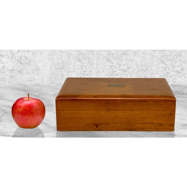 Vintage Traditional Teak Storage Dresser Box, c. Mid 20th Century - Pairs Nicely with Many Traditional Inspired Interiors...