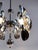 Space Age Chrome Chandelier in Crystal Glass Optic Lens by Oscar Torlasco, 1970s For Sale - Image 15 of 18