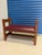Mid-Century Modern 2005 L. & j.g. Stickley Cherry Wood "Gus" Limited Run Collector Bench - Capri Henna Leather For Sale - Image 3 of 11