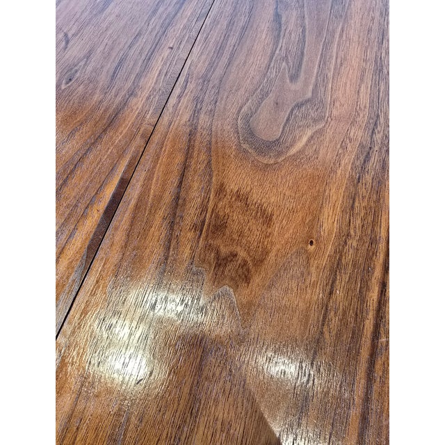 1960s Dux Sweden Teak Round Dining Table Teak Vintage For Sale - Image 10 of 12