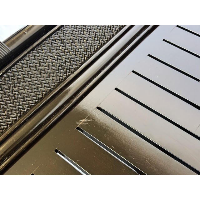 Vintage Chinese Chippendale Rattan and Bamboo Butler Tray Table For Sale - Image 15 of 16