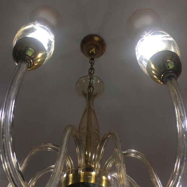 Italian De Majo Chandelier in Murano Glass, 1990 For Sale - Image 10 of 18