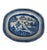 Early 20th Century Antique Chinese blue canton small tureen/gravy boat with under plate For Sale - Image 5 of 5