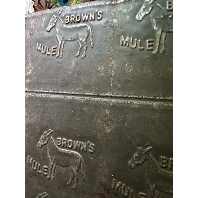 Antique Tobacco Browns Mule Tin For Sale In Atlanta - Image 6 of 6