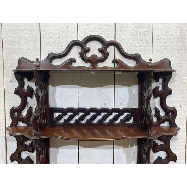 Antique Mahogany Shelf, 1800s For Sale - Image 5 of 12