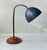 Vintage Scandinavian Industrial Table Lamp in Oak & Grey Steel, 1950s For Sale - Image 4 of 12