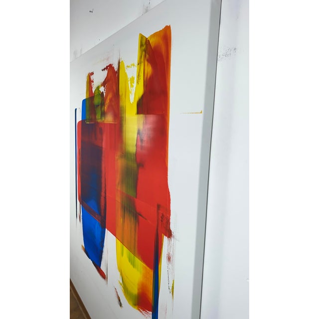 2020s "Calm of Harmony" Abstract Acrylic Painting by Parscha Mirghawameddin For Sale - Image 9 of 18