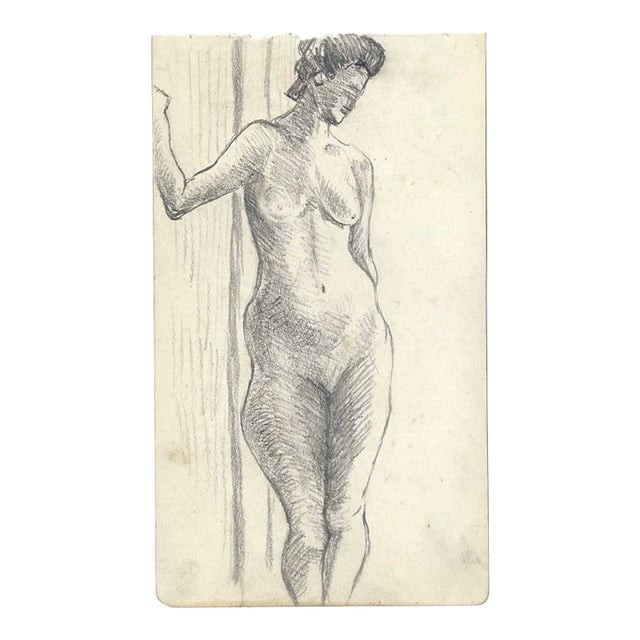 1907 Japanese Standing Female Nude For Sale