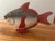 Wood Set of Seven Hand-Carved & Hand-Painted Tropical Wooden Fish Art For Sale - Image 7 of 8