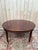 Louis XVI Style Extendable Oval Table in Mottled Mahogany, 1950s For Sale - Image 3 of 13