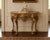 Rococo Antique Giltwood Rococo Console Table with Marble Top, 1740 For Sale - Image 3 of 7