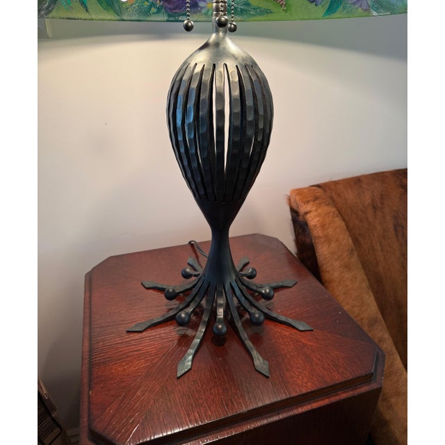 Matching Pair of Signed Ulla Darni Table Lamps For Sale - Image 11 of 14