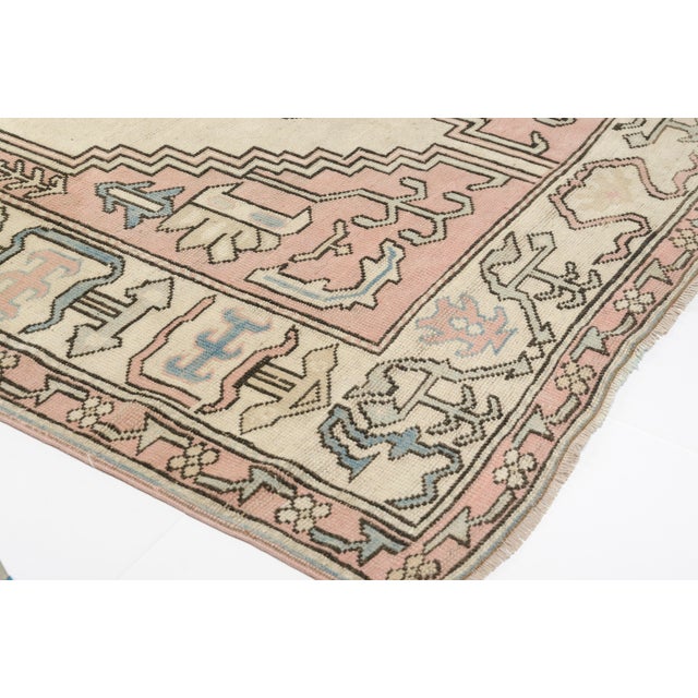 1960s Oushak Anatolian Handknotted Rug For Sale - Image 9 of 9