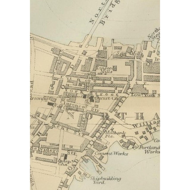 Antique Town Map of Southampton by George W. Bacon, 1885 For Sale - Image 12 of 15
