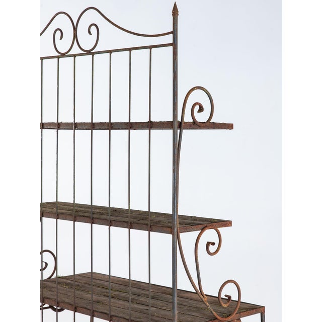 Metal French Circa 1930 Wrought Iron Étagère / Boulangerie Racks For Sale - Image 7 of 14