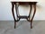 Antique Mahogany Two-Tier Serpentine Accent Table For Sale - Image 11 of 13