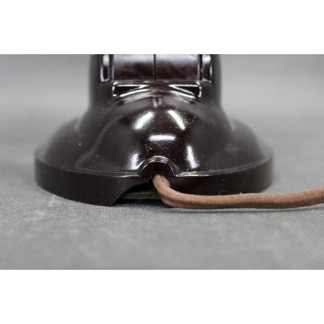 Bauhaus Bakelite Model 11126 Table Lamp attributed to Electrosvit, 1930s For Sale - Image 14 of 15