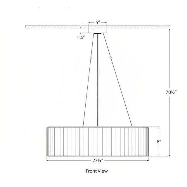 Visual Comfort Ian K. Fowler for Visual Comfort Signature Palati Large Hanging Shade in Hand-Rubbed Antique Brass with Linen Shade For Sale - Image 4 of 4